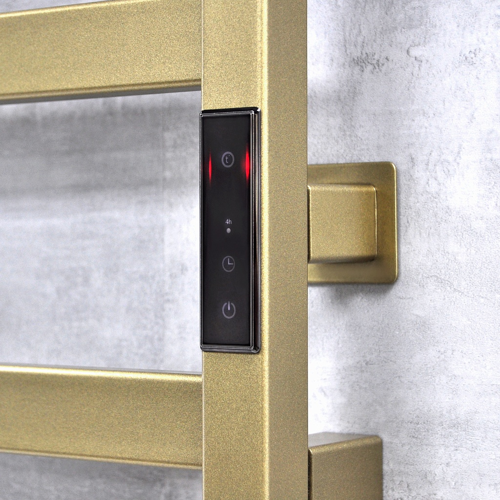 Полотенцесушитель Пэк сп 20 кв П 60х50 матовое золото ВГП - сенсор